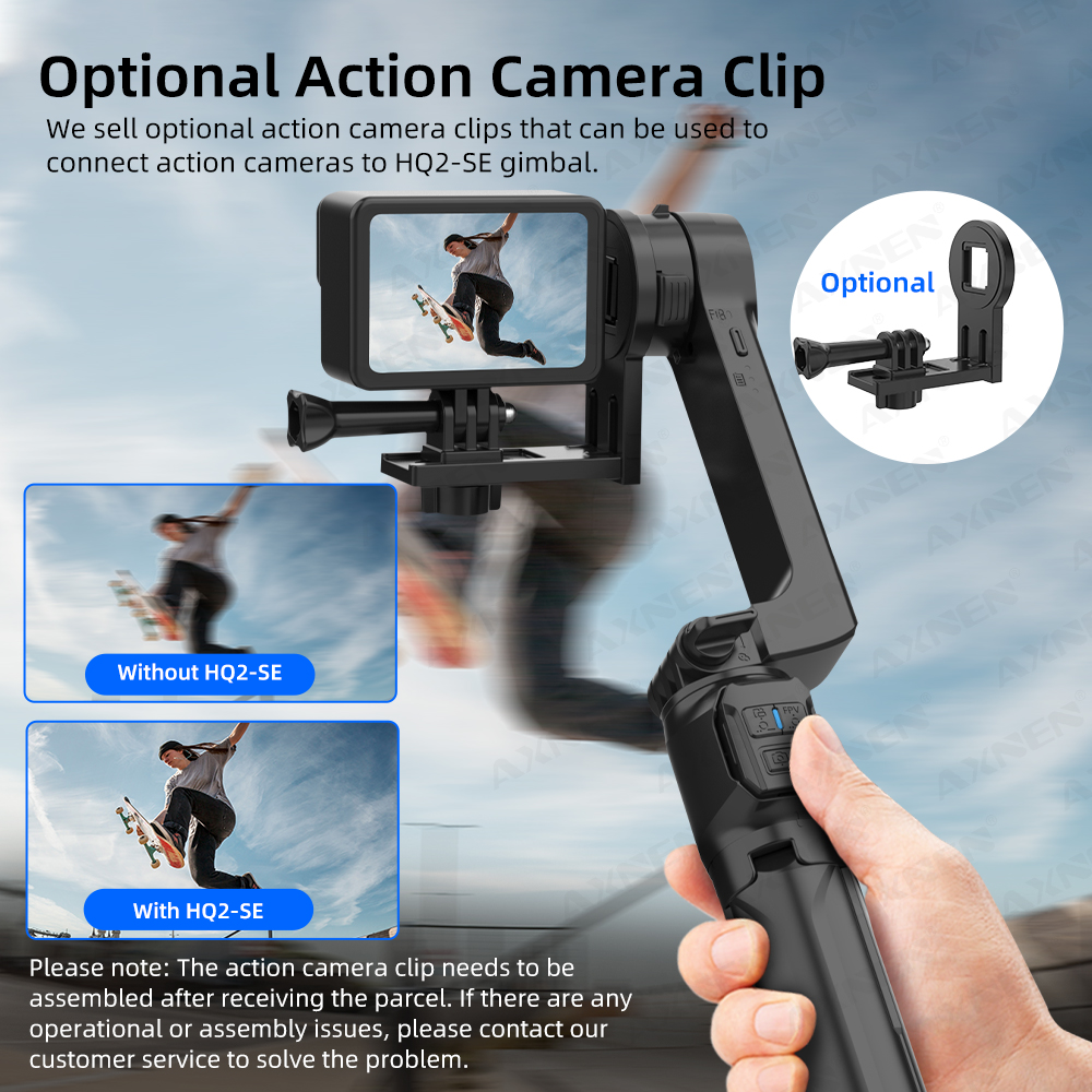 AXNEN HQ2-SE Mobile Phone Stab - Drone Gimbal For Gopro 评论和价格