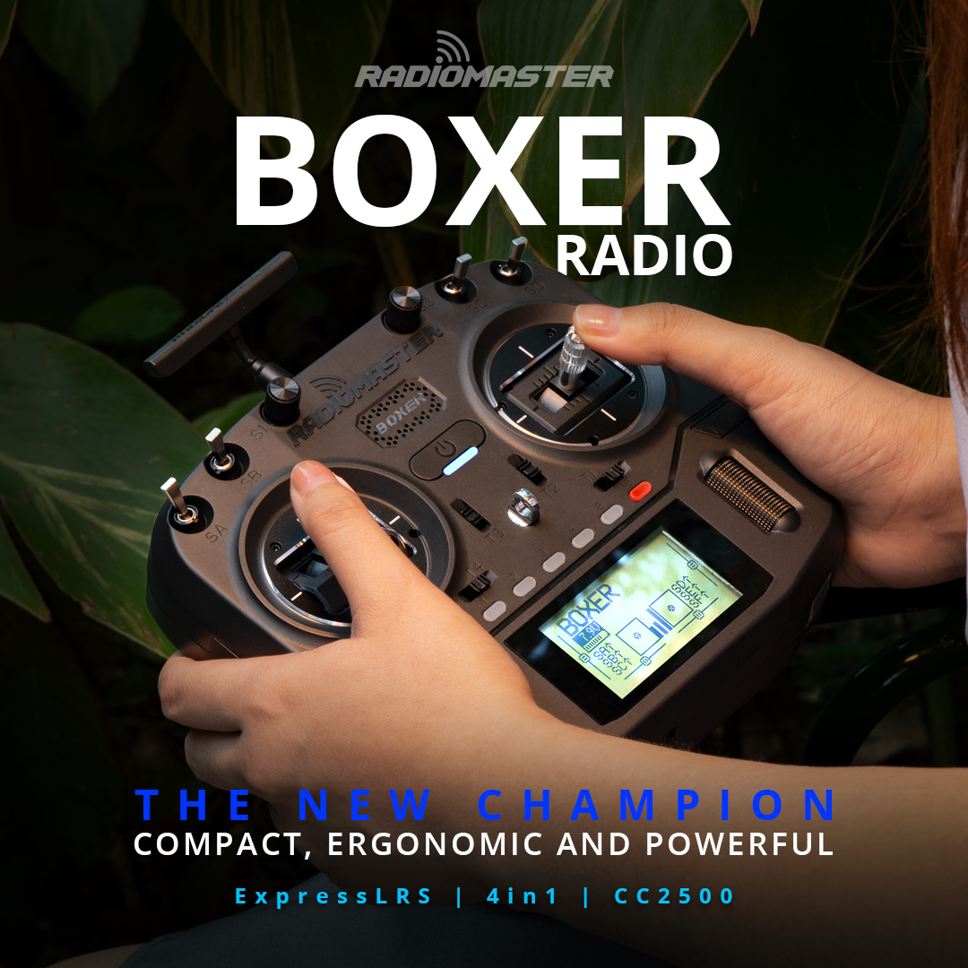 RadioMaster Boxer  2.4G 16ch H - Drone Gimbal Controller 评论和价格