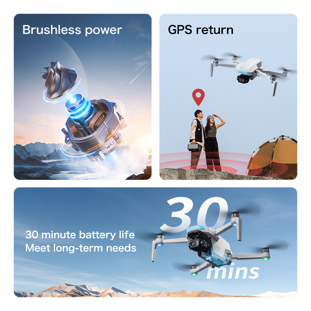 S-X1 MAX GPS Drone with 3-Axis - Drone Gimbal 3 Axis 评论和价格