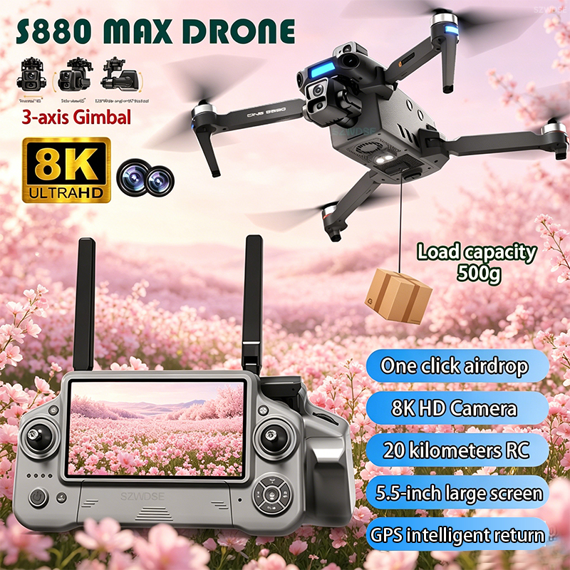 2026 New 8K Dual Camera Drone  - Drone Gimbal Mount 评论和价格