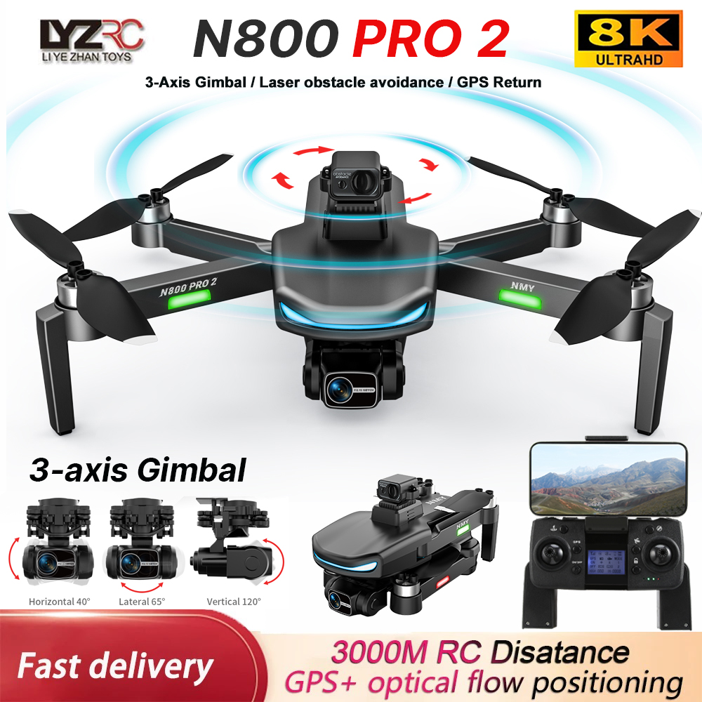 N800 PRO 2 GPS Drone Professio - Drone Gimbal 2 Axis 评论和价格