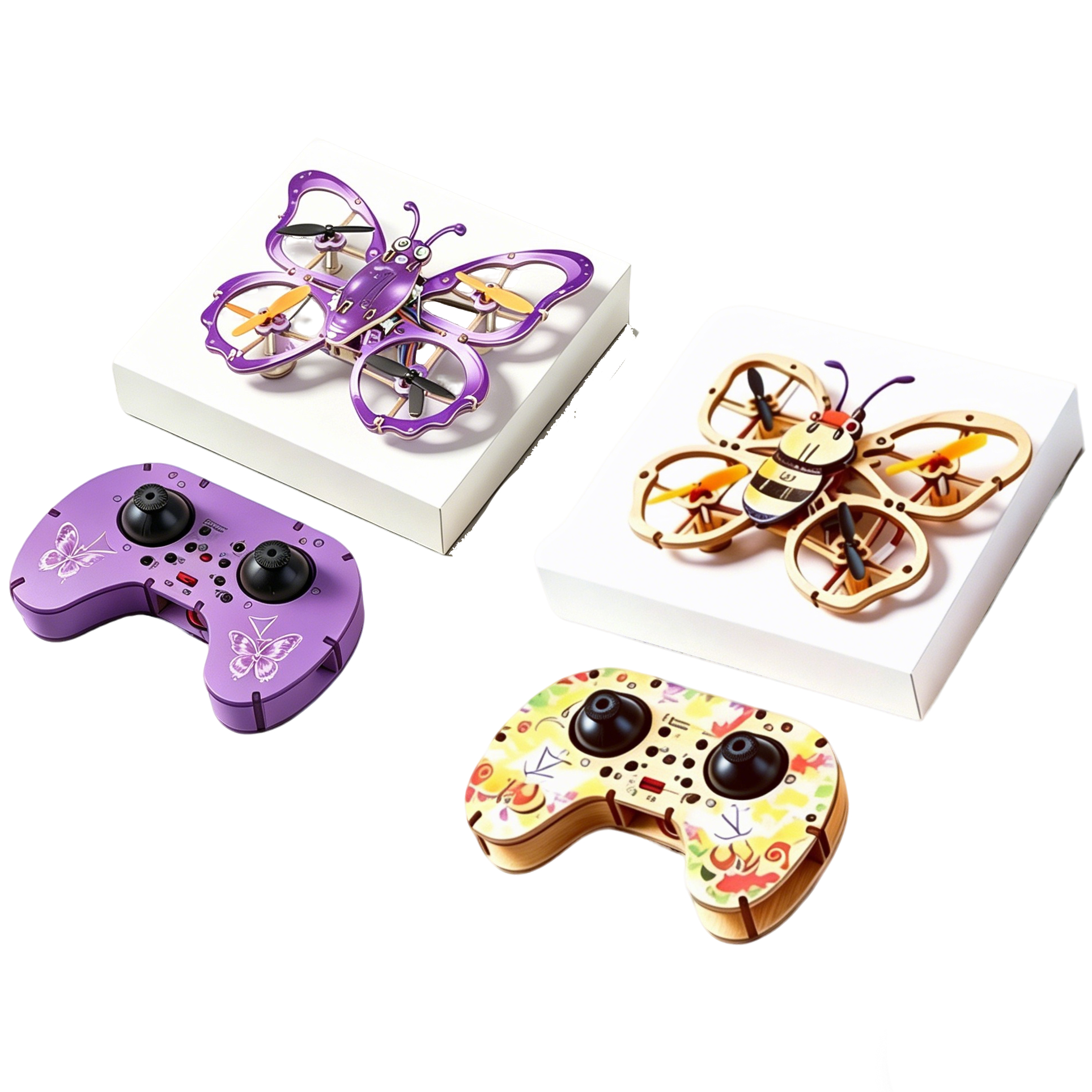 2026 New Wooden DIY Assembled  - Drone Gimbal Controller 评论和价格