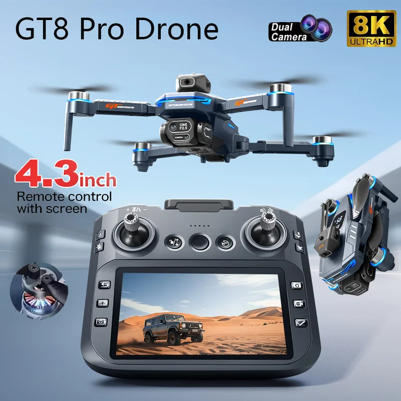 2026 New GT8 Drone GPS 8K Prof - Drone Gimbal 2 Axis 评论和价格