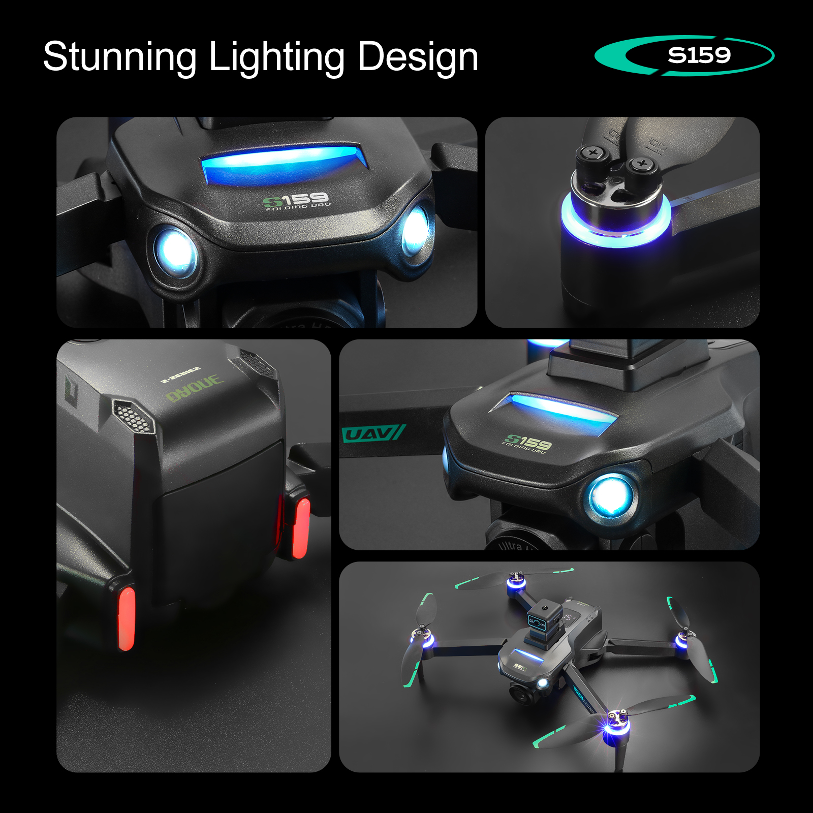 S159 GPS Drone 4K Profesional  - Drone Gimbal Brushless 评论和价格